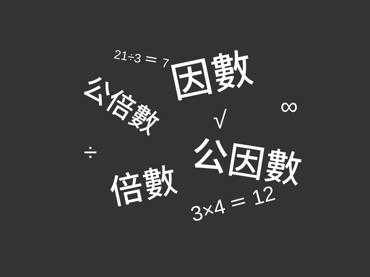 給爸爸媽媽-因數 、 倍數 、公因數 、 公倍數和質因數分解(1)